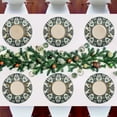 thumbnail image 7 of Ryvnso Mandala Eyes in Hands Round Plate Mats Dining Table Placemat Set of 4 for Holiday Decoration, 7 of 7