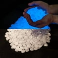 thumbnail image 4 of OFEFE Glow in The Dark Rocks - 100pcs White Luminous Pebbles for Aquarium, Garden, Pathway & DIY Decor, Solar-Powered Blue Glowing Stones for Fish Tank, Yard & Patio, 4 of 7