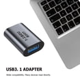 thumbnail image 3 of Adaptador de transferencia de datos de carga USB Gen 2 (USB 3.1 hembra a tipo C hembra) Likrtyny  Componentes de la computadora, 3 of 9
