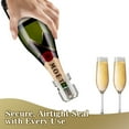 thumbnail image 7 of Pack of 6 Stainless Steel Champagne Stoppers, Prosecco, Sparkling Wine Bottle Stopper, Airtight Seal, Reusable, Dishwasher Safe, 7 of 7