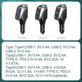 thumbnail image 4 of Adaptador de carga para coche OZiO Dispositivo de carga rápida multifuncional con voltaje, 4 of 8