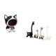thumbnail image 5 of Estatua De Gato Y Jirafa, Adorno Artesanal De Cerámica, Figura Para Llave De Entrada, Cuenco Para Dulces, Centro De Mesa Decorativo Para Dormitorio, Escritorio, Sala De Estar, Oficina,, 5 of 8
