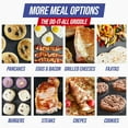 thumbnail image 5 of 20 x 10.5  Large Electric Griddle with Ceramic Nonstick Surface and Temperature Control for Family Cooking, 5 of 7