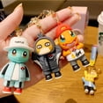thumbnail image 5 of LLavero de Pokémon con figuras de Anime, colgante de Pikachu, Charmander, Psyduck, Bolsa Escolar para niño, accesorios de dibujos animados, regalo para niños, 5 of 5