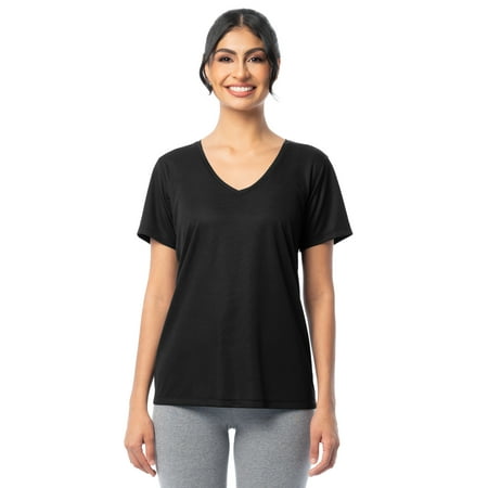 Athletic Works Women's and Women's Plus Core Active V-Neck T-Shirt, Sizes XS-4X