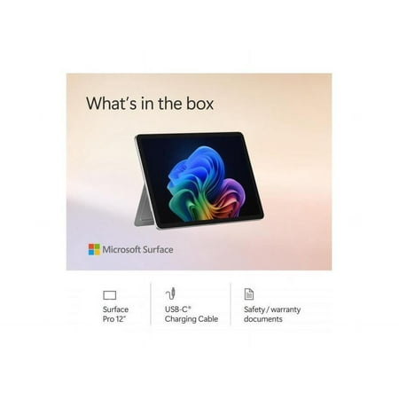 Microsoft - Surface Pro - Copilot+ PC - 12" Touch-Screen - Snapdragon X Plus - 16GB Memory - 512GB SSD - Device Only (Latest Model) - Platinum