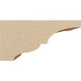 thumbnail image 3 of 5"W x 10"D x 5"H Wide Asheboro Rough Cedar Woodgrain TimberThane Corbel, Primed Tan, 3 of 6