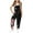 ZG-Black, variant on MKOSPLRT Casual Jumpsuits for Girl V Neck Spaghetti Strap Jumpsuits Funny Stars Graphic Harem Long Overalls Lightweight Jumpers with Pocket