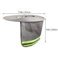 thumbnail image 2 of LEEYNEER 2pcs Wide Brim Hard Hat Covers Construction Helmet Sun Shade Neck Protector Visor, 2 of 8