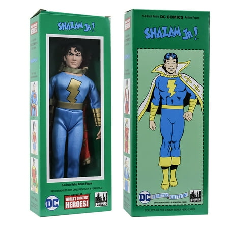 DC Comics Boxed 8 Inch Action Figures: Shazam Jr. (Blue & Gold)