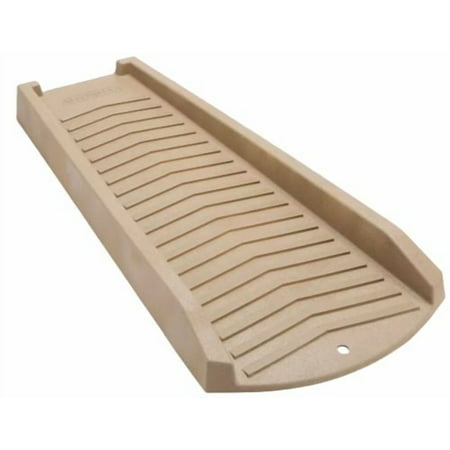 Amerimax 3013 24" Inch x 11" Inch x 2" Inch Stone Tan Vinyl Downspout Splash Block
