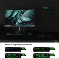 thumbnail image 2 of Digital Wall Clock Large Display with Time, Date, Temperature, LED Digital Alarm Clock with Snooze, 2 of 5