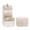Beige, variant on Travel Makeup Bag Waterproof Toiletries Organizer High Quality Women Neceser Bathroom Hook Wash Pouch Hook Makeup Storage Bag