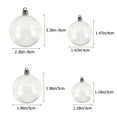 thumbnail image 2 of LOLIPPYY 40-Pack Clear Christmas Tree Ornaments, Versatile Holiday Decorations for Parties and Seasonal Home Decor, 2 of 7