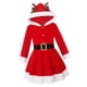 thumbnail image 4 of Disfraz navideño, vestido navideño, sudadera con capucha de alce, trajes navideños con cinturón para mujer de invierno. 150cm, 4 of 7