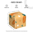 thumbnail image 3 of Picia Love Carrot Pattern Tissue Box Cover,PVC Leather Square Holder,Tissue Box Holder with Magnetic Bottom,Facial Paper Organizer Dispenser-5.2"X5.2"X5.2", 3 of 8