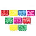 thumbnail image 4 of Moyic Banner Suministros para fiestas Decoraciones para fiestas mexicanas Diseño hueco Guirnalda Varias colas Adornos colgantes Regalos Type2 NO2, 4 of 6