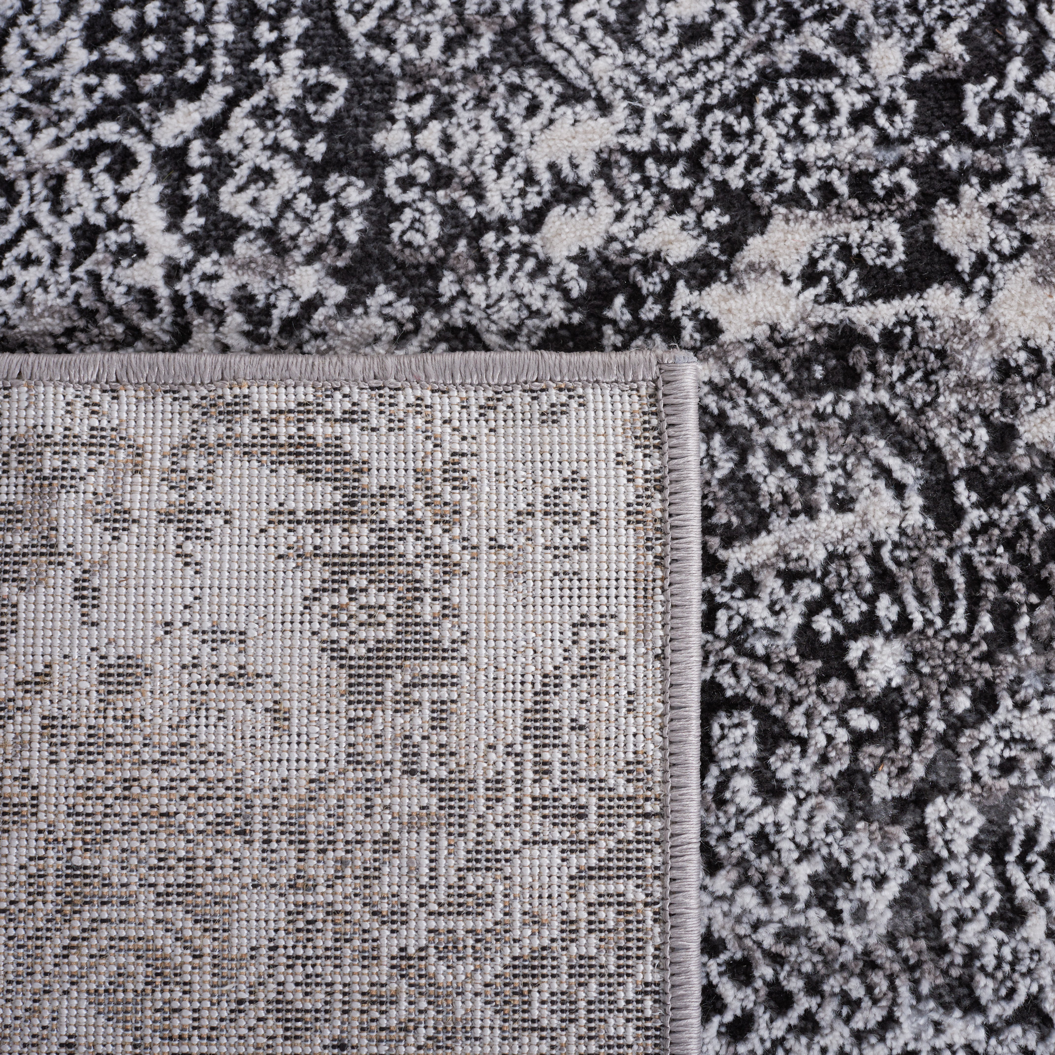 SAFAVIEH Amelia Lalit Abstract Area Rug, Gray/Charcoal, 5'5" x 7'7"