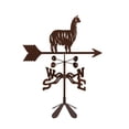 thumbnail image 5 of EZ Vane Alpaca Weathervane — Deck Mount, Wind Cups, Antique Copper Finish, Steel with Durable Triple Powder Coating, Handcrafted in USA, 5 of 7