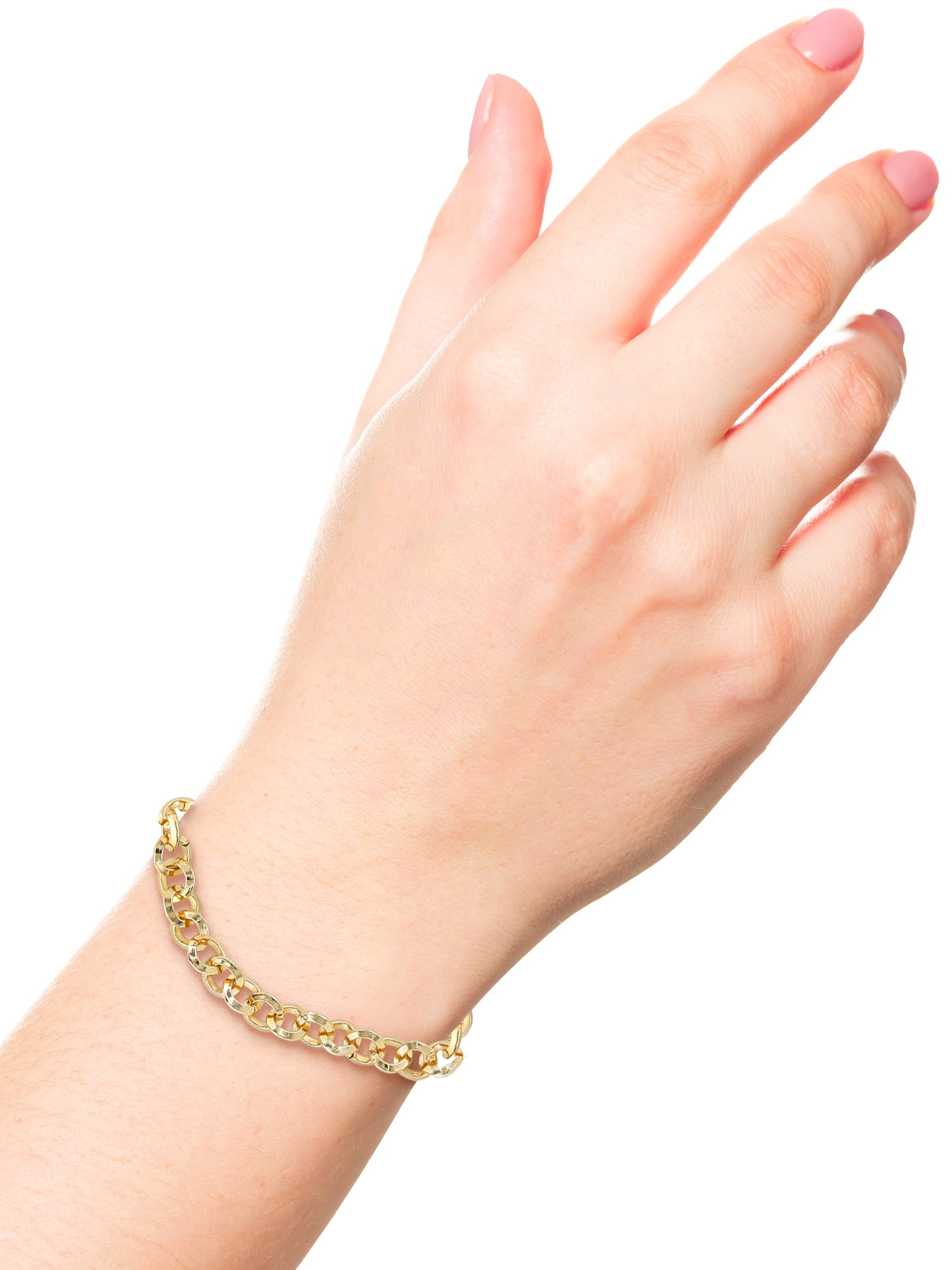 Jessica Simpson Women's Gold-Tone Multi-Bead Bracelet Stack, 3 Pack