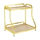 thumbnail image 1 of Organizador de baño, organizador de maquillaje para encimera, organizador de lavabo, estante multiusos Oro, 1 of 9