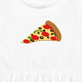 thumbnail image 4 of Inktastic Pizza Slice Girls Baby Dress, 4 of 5