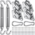 thumbnail image 1 of Kit de Fixation de Voile d'Ombrage M8, Kit de Fixation en Acier Inoxydable 304 pour Triangle et Carré, Kit d'Accessoires (M6), 1 of 4