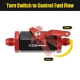 thumbnail image 4 of Unique Bargains AN6 Shut Off Valve Fuel Fitting fuel Flow Control Valves Inline Fuel Fitting Flow Drain Control Cut Off, 4 of 6
