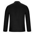 thumbnail image 5 of Solid Baggy Sweater for Men 2024 Warm Crew Neck Casual Pullover Tops Fall Winter Long Sleeve Sweaters Cozy Knitwear M-3XL, 5 of 5