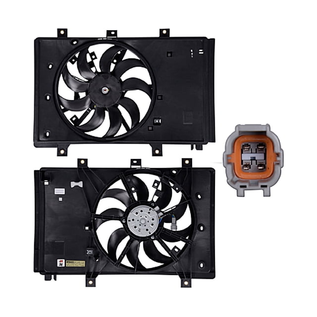 Motoventilador Generica 1 Pieza Sencillo Para Toyota Yaris 2016 A 2020 L4 1.5L