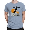 thumbnail image 2 of Majestic Eagle and Mountain Men's Light Blue T-shirt, 2 of 3