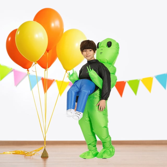 Alien Inflable Disfraz de Cosplay Vestido Divertido Disfraces de Fiesta de Halloween (A)