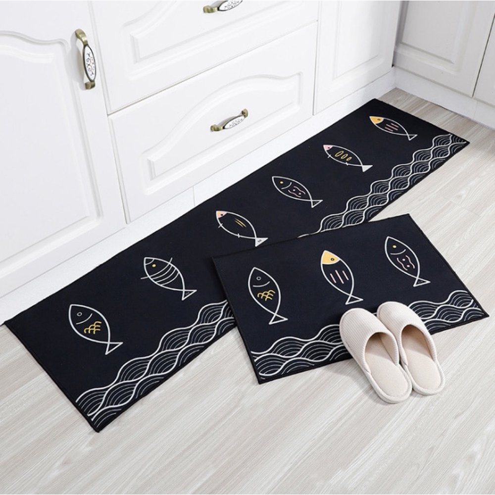 Kitchen Mats Set of 2 Cushioned Anti Fatigue Kitchen Rugs Comfort Floor