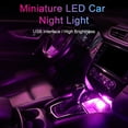 thumbnail image 4 of NIBOLOG Car Ambient Light - USB Interface Plug And Play Create Atmosphere Universal Car Miniature LED Night Light, 4 of 7
