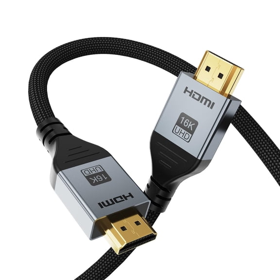 16K HDMI 2.2 Cable 3.3FT/6FT/10FT 96Gbps Ultra High Speed 16K@60Hz 8K@120Hz 4K@480Hz HDMI Cord, HDCP 2.3 & HDR10 HDMI Cables for PS5/Xbox Series X|S/Roku TV/Gaming PC/Monitor/Blu-ray/Projector