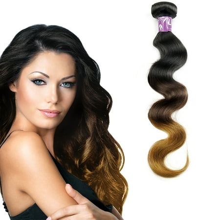 Human Hair Body Wave 18 7a Black Blonde Ombre Brazilian Virgin