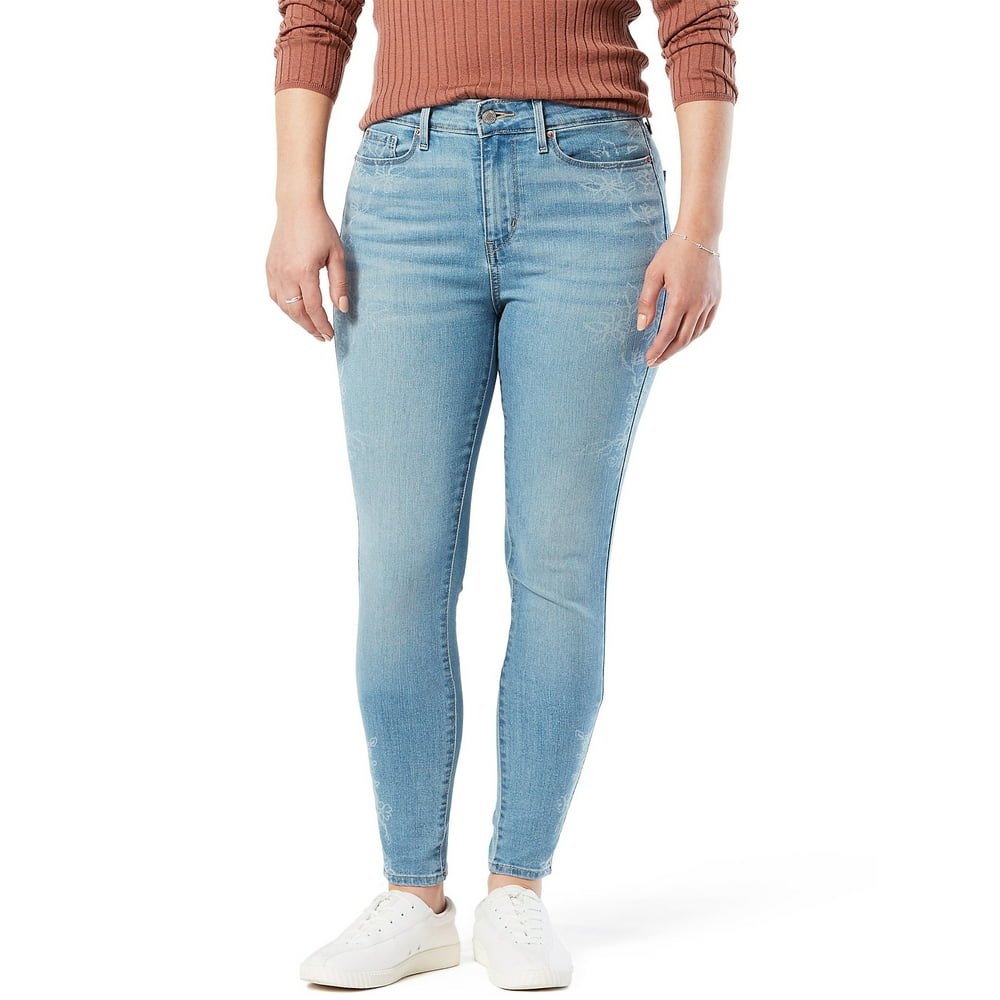 signature levi strauss high rise slim
