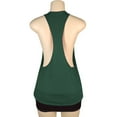 thumbnail image 2 of CFLVAEK Racerback Tank Tops for Women Athletic Crewneck Tank Top Loose Fit Sleeveless Running Tennis Workout Shirts Solid Color Going Out Outfits Green L, 2 of 4