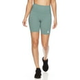 thumbnail image 3 of Reebok Womens Printed Highrise Bike Short with Pockets, 7" Inseam, Sizes XS-XXXL, 3 of 3