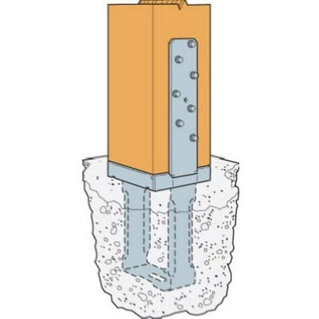 

Simpson Strong Tie CBSQ66-SDS2 1 1 1 6-Inch by 6-Inch Column Base with SDS Screws