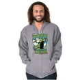 thumbnail image 4 of Popeye Always Drippin Never Trippin Men Big & Tall Zip Hoodie Brisco Brands 2X, 4 of 5