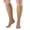 Beige, variant on Ames Walker AW Style 280 Signature Sheers 20-30 mmHg Firm Compression Closed Toe Knee High Stockings Lt Beige Medium