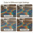 thumbnail image 7 of ODIKA Whimsical Vibrant Ombre Mosaic Contemporary Abstract Funky Maximalist for Queen Size Bedroom, Under Bed, Master Suite, Foldable Easy Care, 7 of 7