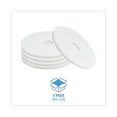 thumbnail image 4 of Boardwalk Standard Polishing Floor Pads 15" Diameter White 5/Carton 4015WHI, 4 of 6