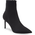 thumbnail image 3 of Jeffrey Campbell Nixie Black Neoprene Stiletto Heel Pointed Toe Fashion Boots (Black Neoprene, 9), 3 of 6