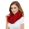 thumbnail image 3 of Basico Women Winter Warm Knit Infinity Scarf Soft Shawl, 3 of 5