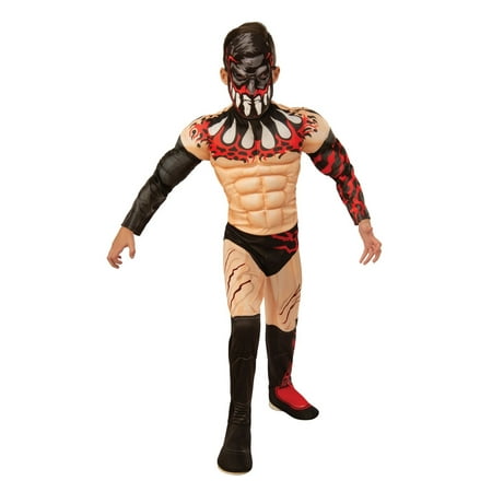 WWE Finn Balor Deluxe Boy's Halloween Fancy-Dress Costume for Child, S