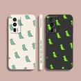 thumbnail image 2 of Case For Redmi K60E K50 K40S K40 K30 K20 10C 9 8A 8 10 Pro 4G 5G Colour Simple Liquid silicone Case Cute Little Cartoon Dinosaur, 2 of 5