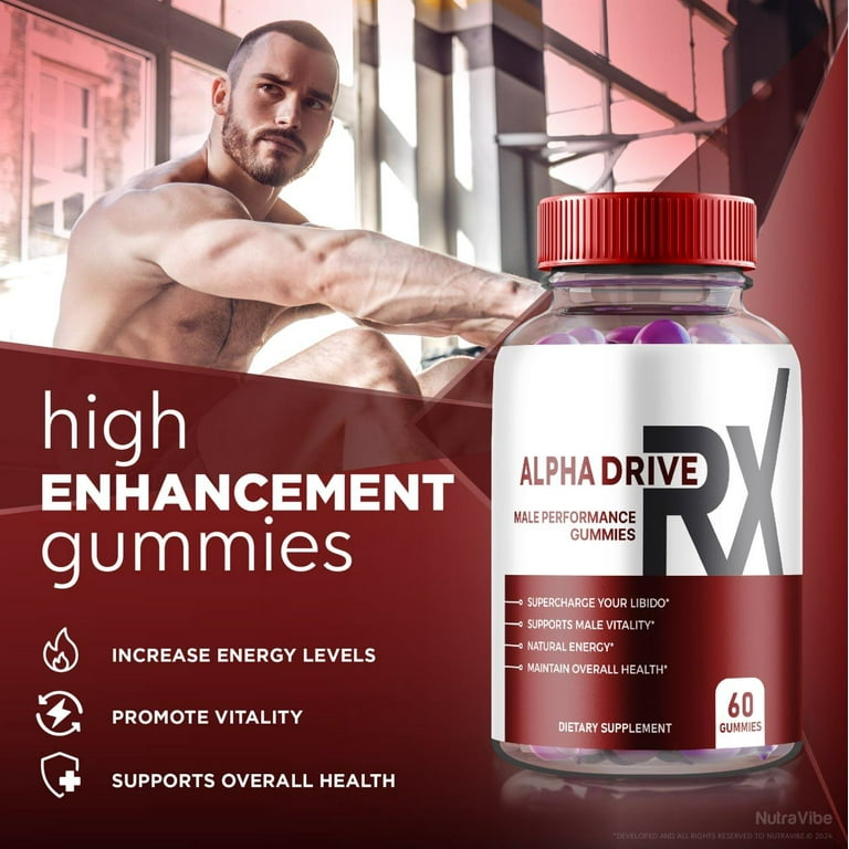 (2 Pack) Alpha Drive RX Gummies for Men, Your Daily Supplement for Confidence and Performance, All Natural AlphaDriver Rx Formula for Circulation & ... (2 Pack) Alpha Drive RX Gummies for Men, Your Daily Supplement for Confidence and Performance, All Natural AlphaDriver Rx Formula for Circulation & ...