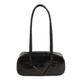 thumbnail image 3 of Bolso Hombro PU para Mujer Mano Con Lazo Al Aire Libre Color Sólido (marrón), 3 of 9